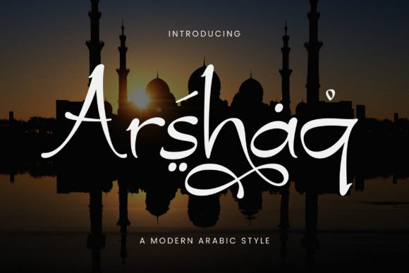 Arshaq: The Premium Display Font for Elegant Arabic Web Design