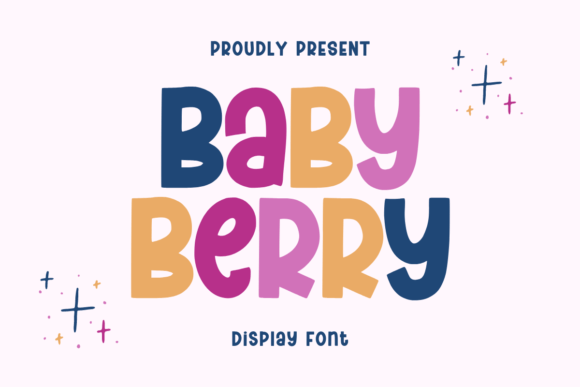 Baby Berry Font for Handmade Creations