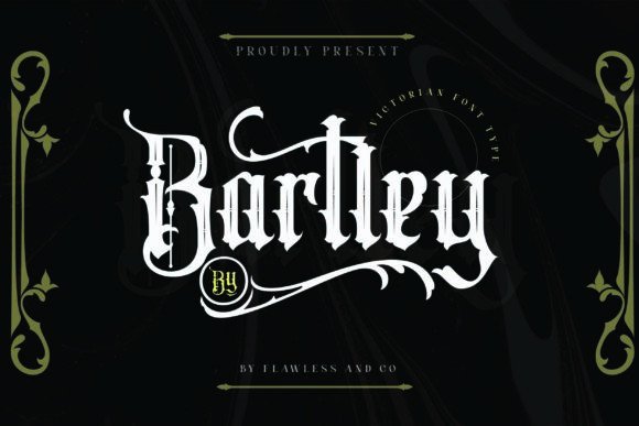 Bartley: A Premium Blackletter Typeface for Bold Brand Identity