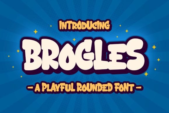 Brogles: The Playful Display Typeface for Modern Web Design
