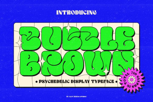 Bubble Brown: The Playful Display Font for Modern Web Design