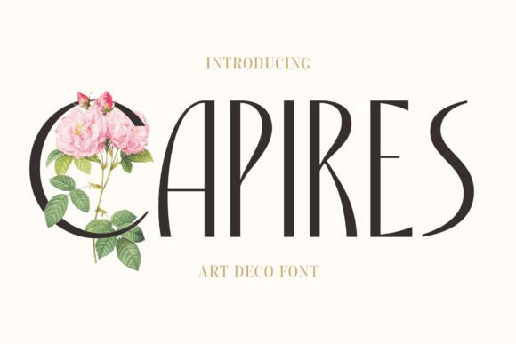 Capires Font for Editorial Design