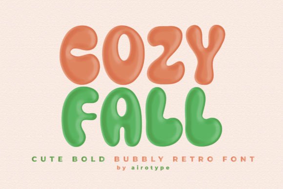 Cozy Fall: A Retro Font for Vintage Branding