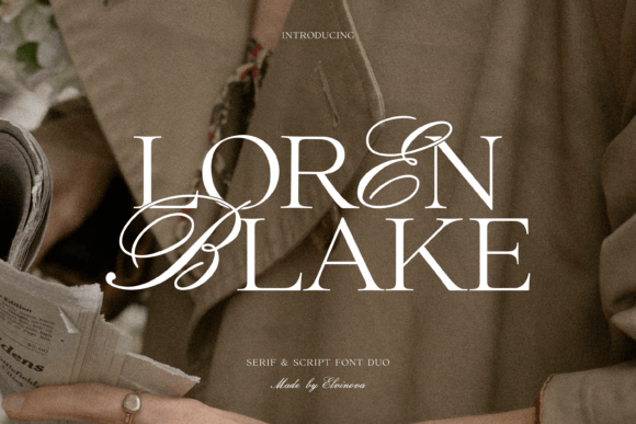 Elevate Your Editorial Design with the Loren Blake Duo Typeface