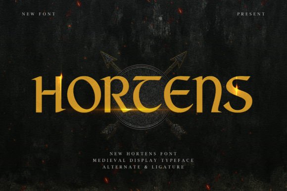 Hortens: The Medieval Display Typeface That Elevates Your Brand Identity