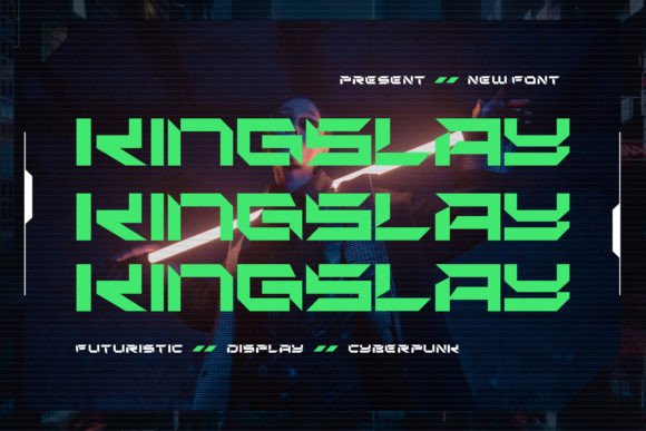 Kingslay: The Futuristic Display Typeface for Modern Editorial Design