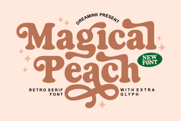 Magical Peach: A Retro Serif Font for Modern Web Design