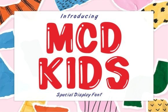 Mcd Kids: A Playful Typeface for Engaging Editorial Design