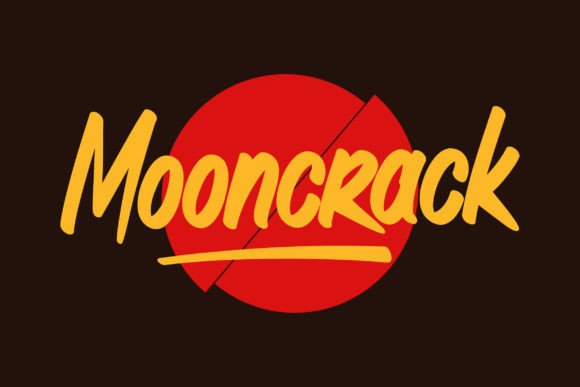 Mooncrack Font for Bold Web Design