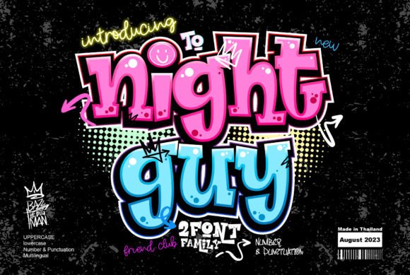Night Guy: The Bold Display Typeface for Scroll-Stopping Campaigns