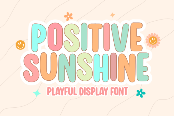 Positive Sunshine: The Vibrant Display Typeface for Modern Web Design