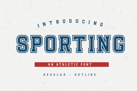 Sporting: The Ultimate Athletic Display Font for Crafters
