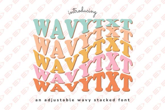 Wavytxt: A Creative Font for Handmade Projects